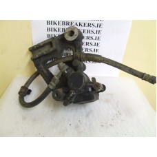 REAR BRAKE CALIPER COMPLETE WITH HANGER AND PIPE